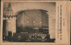 Organ Built for Hill St. Methodist Episcopal Church Postcard
