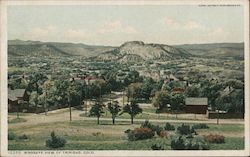 Birdseye View of Trinidad, Colorado Postcard