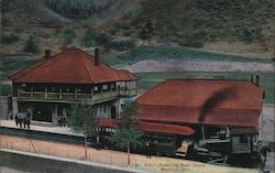 Pike's Peak Cog Road Depot Postcard