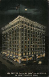 Denver Gas and Electric Building Postcard
