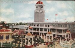 Casino and Bandstand, Lakeside, Denver Postcard
