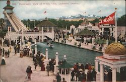 Panoramic View of White City, Lakeside Postcard