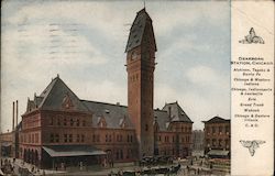 Dearborn Station Postcard