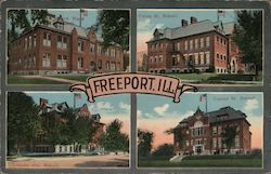 Freeport, Ill Illinois Postcard Postcard Postcard