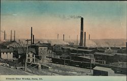 Illinois Zinc Works Peru, IL Postcard Postcard Postcard