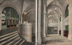 New Passenger Terminal - Chicago and Northwestern Postcard