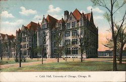 Cobb Hall, University of Chicago Postcard