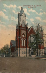 Vermont St. M.E. Church Quincy, IL Postcard Postcard Postcard
