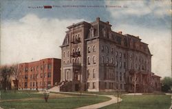 Willard Hall Northwestern University Postcard