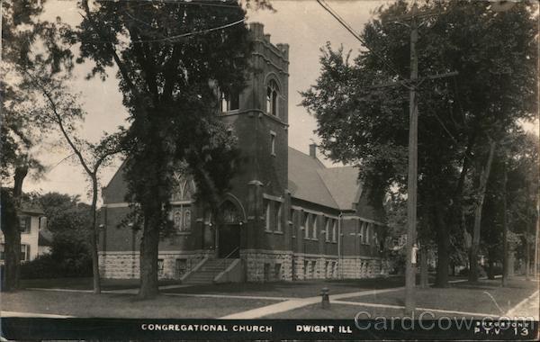 congregational-church-dwight-il-postcard
