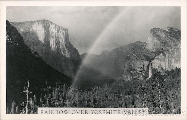 Rainbow over Yosemite Valley Yosemite National Park