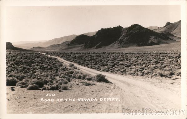 Road on the Nevada Desert