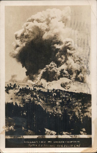 Vulcan's Face, Mt. Lassen Eruption 1915 California