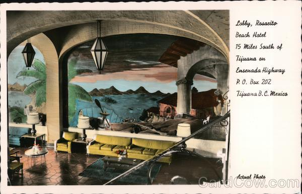 Lobby, Rosacito Beach Hotel Tijuana BC Mexico