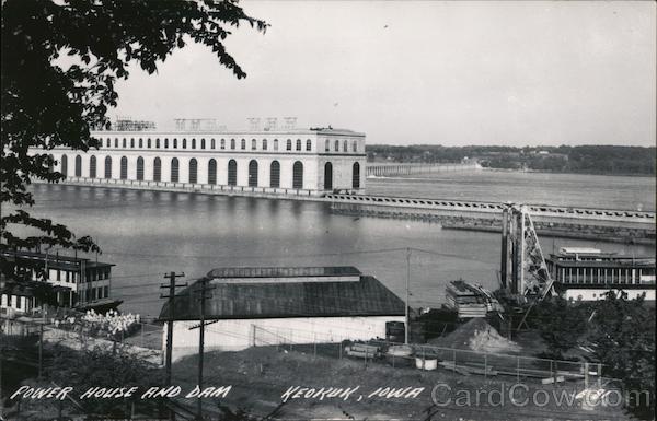 Power House and Dam Keokuk Iowa