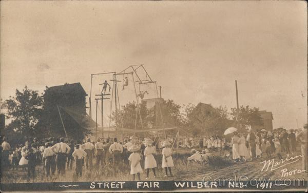 Street Fair - Trapeze act Wilber Nebraska Mariam Photo