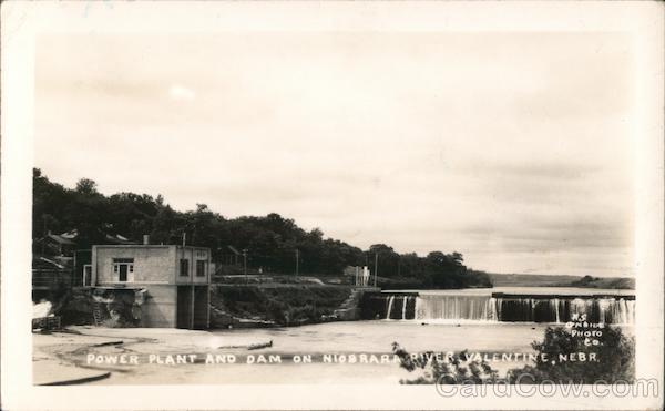 Power Plant and Dam on Niobrara River Valentine Nebraska