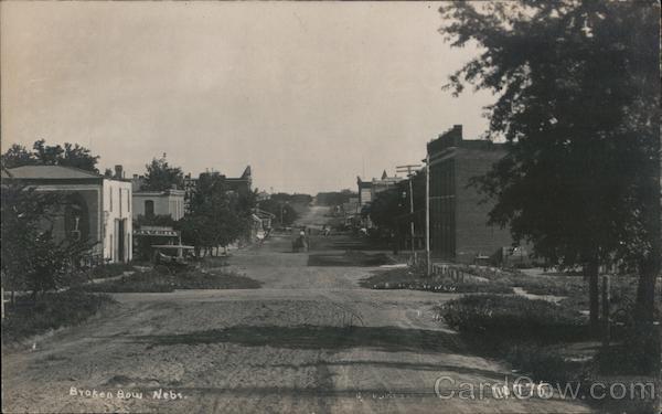 Street Scene Broken Bow Nebraska