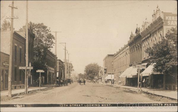 13th Street Looking West Crete Nebraska