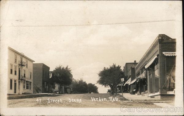 Street Scene Verdon Nebraska