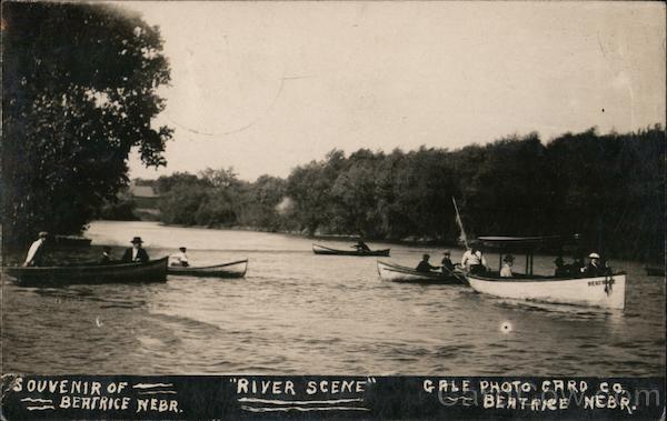 River Scene Beatrice Nebraska