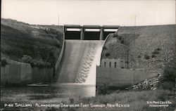 Spillway - Alamagordo Dam Fort Sumner, NM Postcard Postcard Postcard