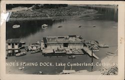 Noe's Fishing Dock Lake Cumberland Postcard