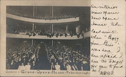 Interior-Grand Opera House Postcard