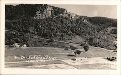 New Depot and Grandad Bluff La Crosse, WI Len Olson Postcard Postcard Postcard