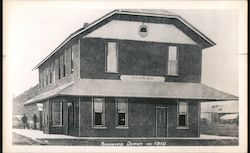 Shaniko Depot in 1910 Oregon Postcard Postcard Postcard