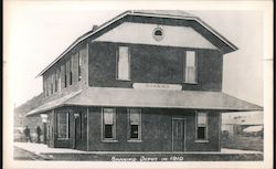 Shaniko Depot in 1910 Postcard