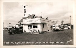 The Bay Way Cafe on the Oregon Coast Hwy Newport, OR Postcard Postcard Postcard