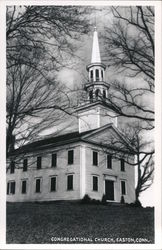 Congregational Church Easton, CT Postcard Postcard Postcard