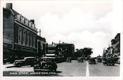 Main Street Middletown, CT Postcard Postcard Postcard