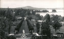 View from Arcade, Composer Ethelbert Nevin Estate Postcard