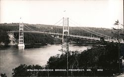 Waldo-Hancock Bridge Postcard