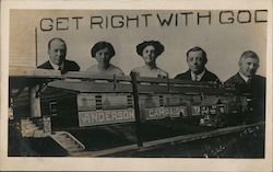 Get Right with God. Anderson Campaign Postcard