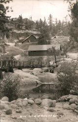 Scene at Mono Hot Springs Postcard