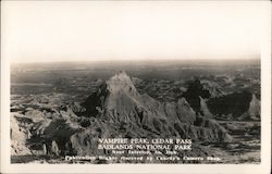 Vampire Peak, Cedar Pass - Badlands National Park Interior, SD Postcard Postcard Postcard