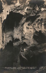 Bowers Cave-Spires and Lake-Colterville Road-Yosemite Valley Postcard