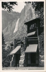 The Ahwahnee & Yosemite Falls Postcard