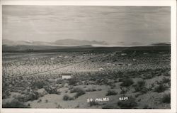 Highway into Twentynine Palms Postcard