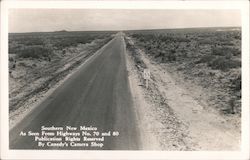 Southern New Mexico as seen from Highways No. 70 and 80 Postcard