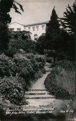 Beautiful Gardens Surround the Alta Mira Hotel Postcard