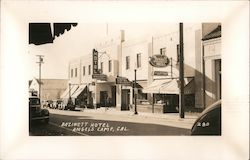 Bazinett Hotel, Rexall Drug Store Angels Camp, CA Postcard Postcard Postcard