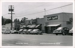 Street Scene, Neta's Variety Paradise, CA Postcard Postcard Postcard