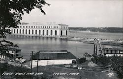 Power House and Dam Keokuk, IA Postcard Postcard Postcard