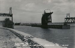 Hoover Tow Thru Keokuk Bridge Postcard