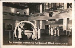 Pan American International Air Terminal Postcard