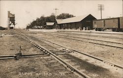 Railroad Depot Postcard